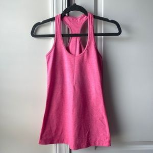 Lululemon Heathered Pink Cool Racerback